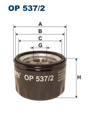 FILTRON OP 537/2 Oil Filter