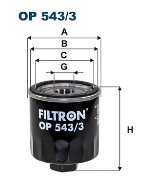 FILTRON OP 543/3 Oil Filter