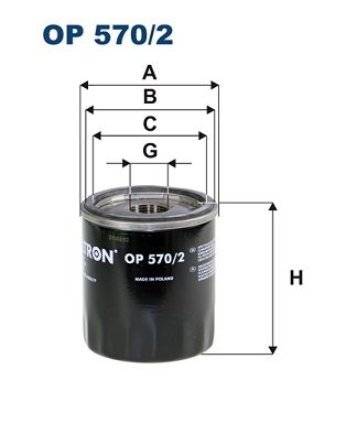 FILTRON OP 570/2 Oil Filter