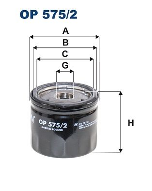 FILTRON OP 575/2 Oil Filter