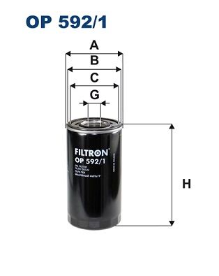 FILTRON OP 592/1 Oil Filter