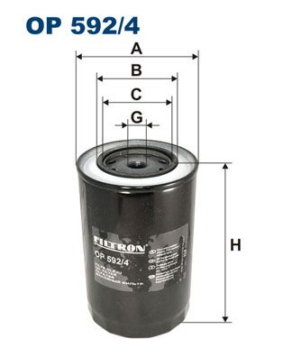 Oil Filter FILTRON OP 592/4