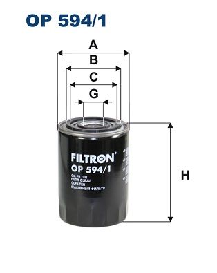 Oil Filter FILTRON OP 594/1