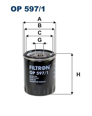 FILTRON OP 597/1 Oil Filter