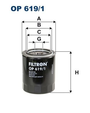FILTRON OP 619/1 Oil Filter
