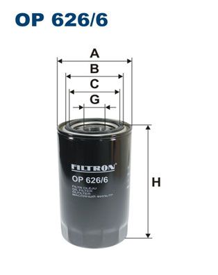 FILTRON OP 626/6 Oil Filter