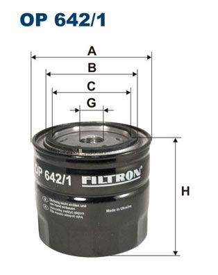 FILTRON OP 642/1 Oil Filter