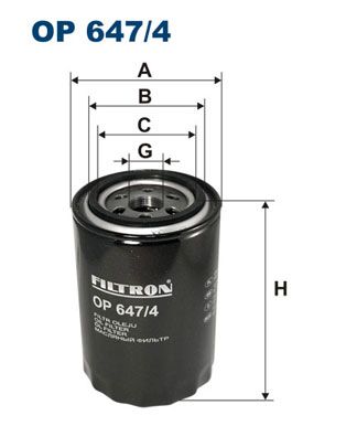 Oil Filter FILTRON OP 647/4