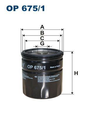 FILTRON OP 675/1 Oil Filter