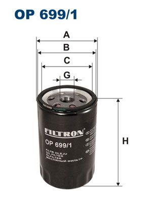 Oil Filter FILTRON OP 699/1