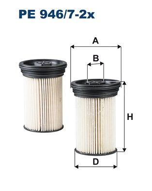 Fuel Filter FILTRON PE 946/7-2x