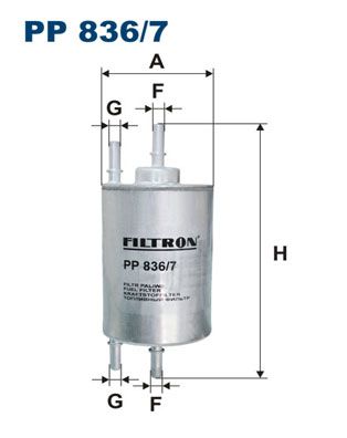 Fuel Filter FILTRON PP 836/7
