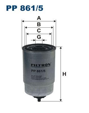 Fuel Filter FILTRON PP 861/5