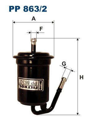 FILTRON PP 863/2 Fuel Filter