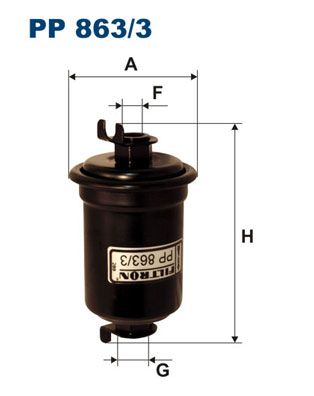 Fuel Filter FILTRON PP 863/3