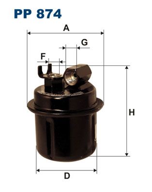Fuel Filter FILTRON PP 874