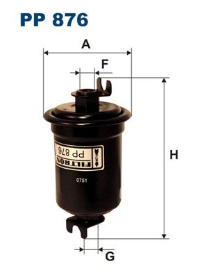 Fuel Filter FILTRON PP 876
