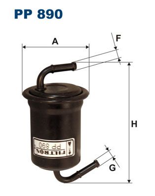 Fuel Filter FILTRON PP 890