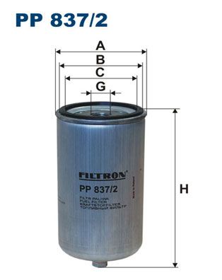 Fuel Filter FILTRON PP 837/2