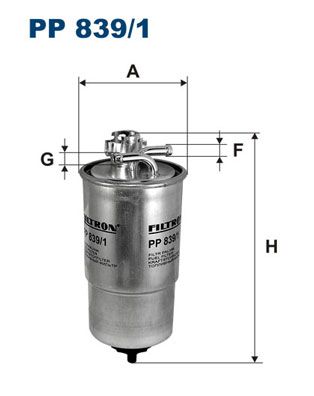 Fuel Filter FILTRON PP 839/1