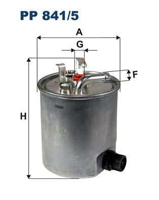 Fuel Filter FILTRON PP 841/5