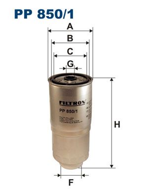 Fuel Filter FILTRON PP 850/1