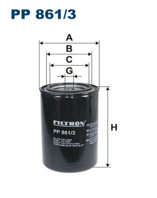 Fuel Filter FILTRON PP 861/3