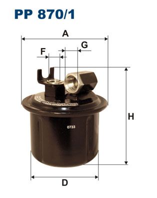 Fuel Filter FILTRON PP 870/1