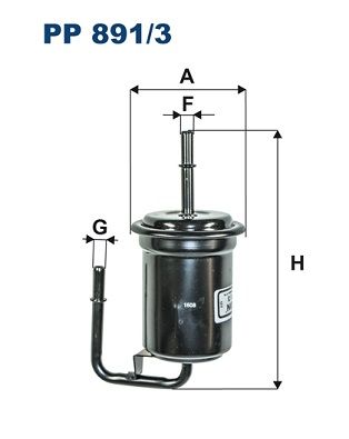 Fuel Filter FILTRON PP 891/3