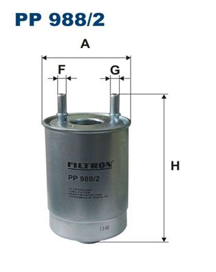 FILTRON PP 988/2 Fuel Filter