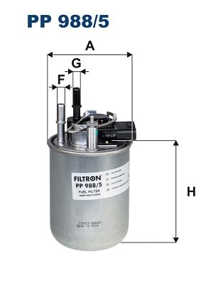 Fuel Filter FILTRON PP 988/5