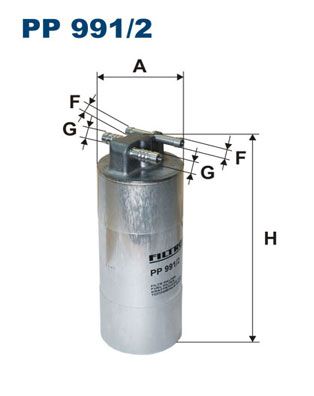 Fuel Filter FILTRON PP 991/2
