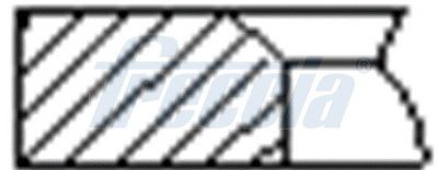 FRECCIA FR10-127400 Piston Ring Kit