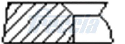 FRECCIA FR10-507500 Piston Ring Kit