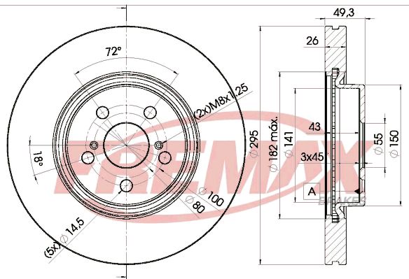 FREMAX BD-0505 Brake Disc