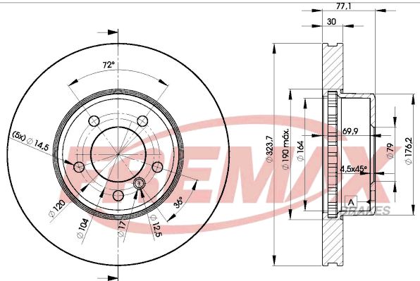 FREMAX BD-3221 Brake Disc
