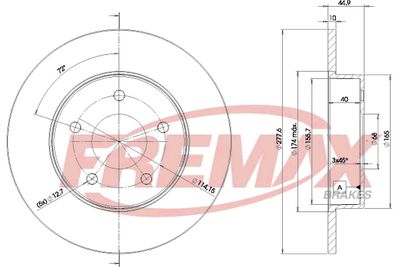 Brake Disc FREMAX BD-4101