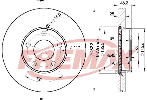 FREMAX BD-5306 Brake Disc