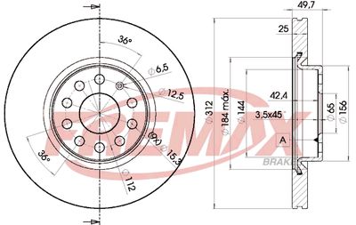 Brake Disc FREMAX BD-5618
