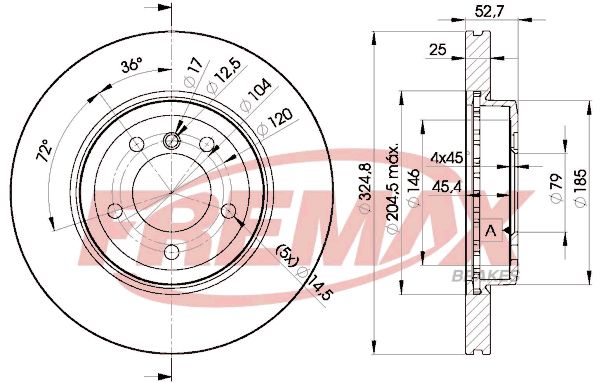 FREMAX BD-6071 Brake Disc