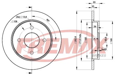 Brake Disc FREMAX BD-7969