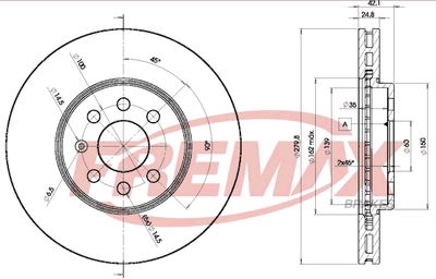 Brake Disc FREMAX BD-9001