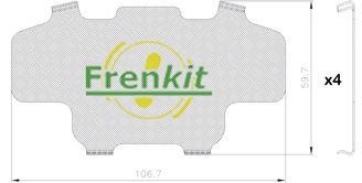 FRENKIT 940420 Anti-Squeal Foil, brake pad (back plate)