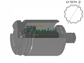 Piston, brake caliper FRENKIT K415201S
