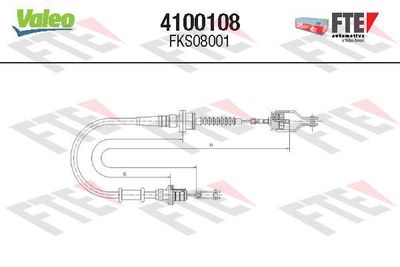 Cable Pull, clutch control FTE 4100108