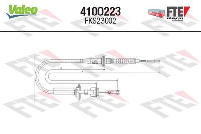 Cable Pull, clutch control FTE 4100223