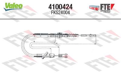 Cable Pull, clutch control FTE 4100424