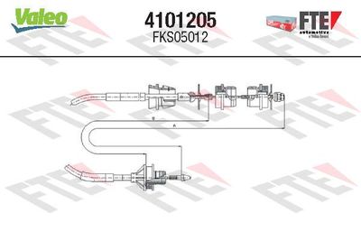 Cable Pull, clutch control FTE 4101205