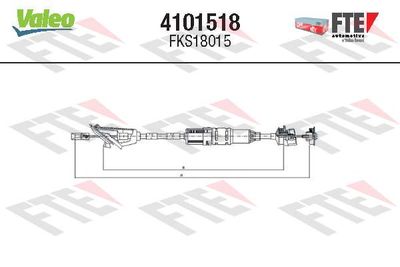 Cable Pull, clutch control FTE 4101518