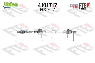 Cable Pull, clutch control FTE 4101717
